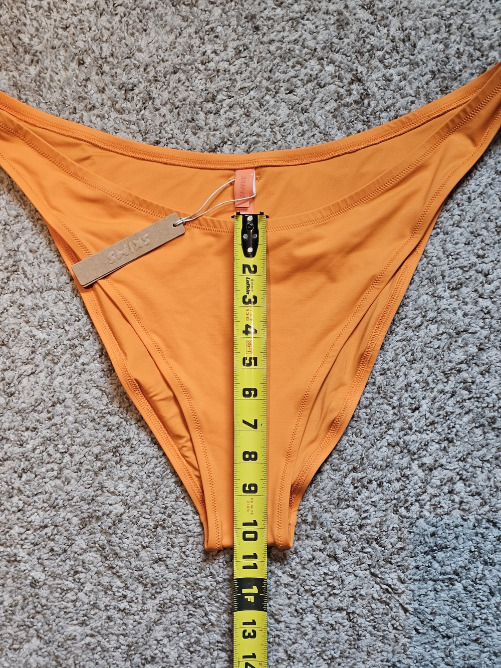 NWT SKIMS 3X Bright Orange Bikini Bottom - Picture 4 of 6